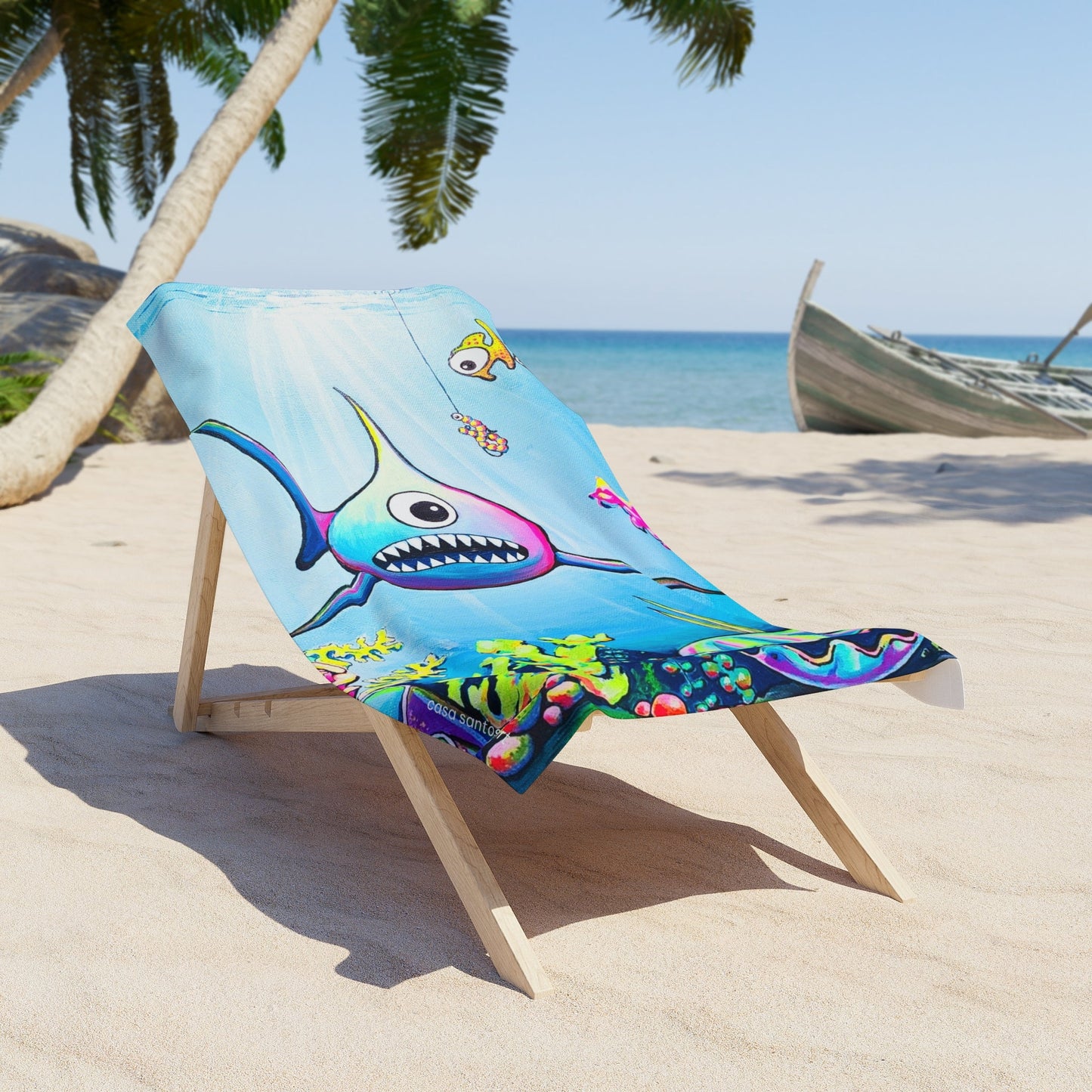 Cyclops Shark Beach Towel for Summer Fun and Vacation Essentials