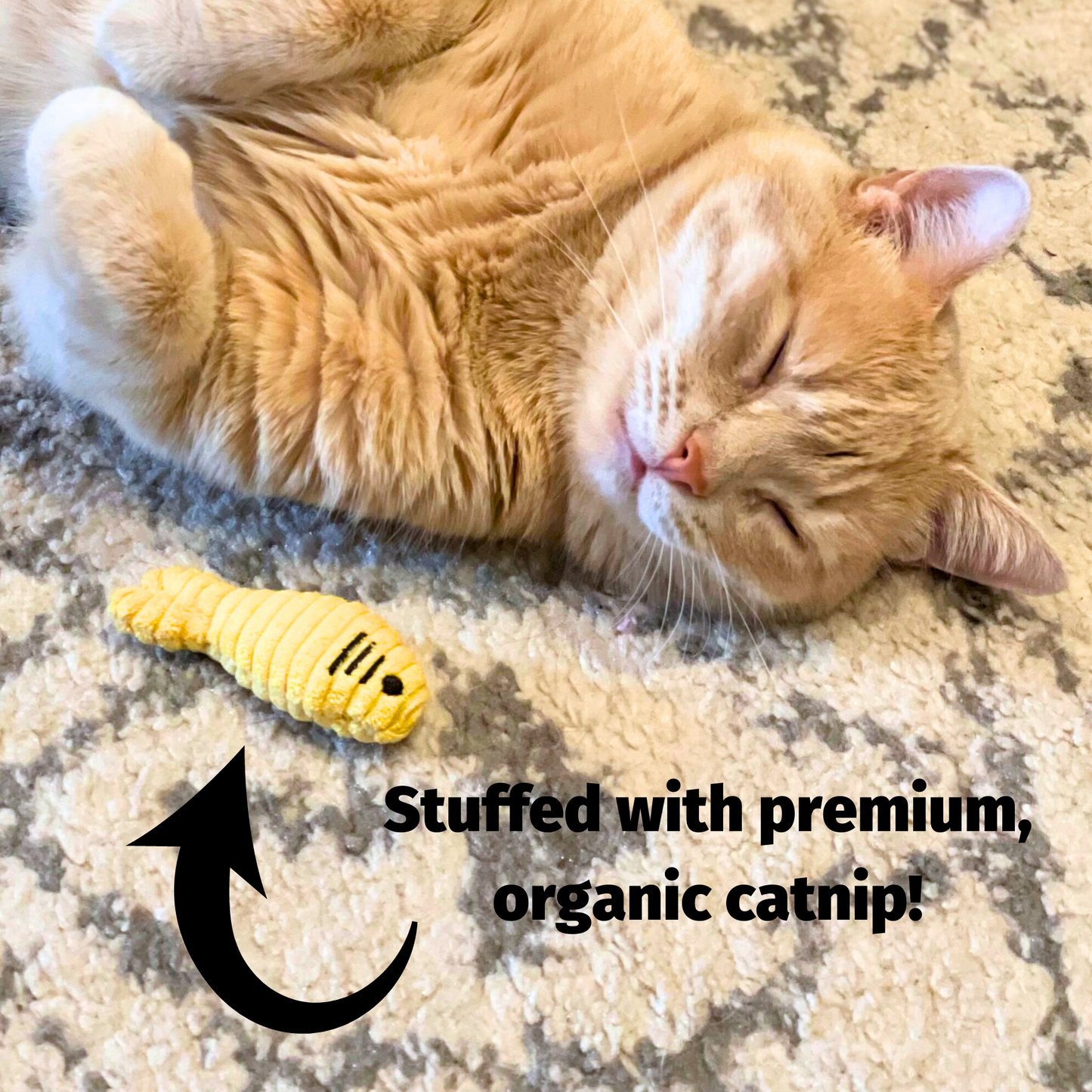 HuggleKatsÂŽ Wee Fellar Squirrelie Cat Toy
