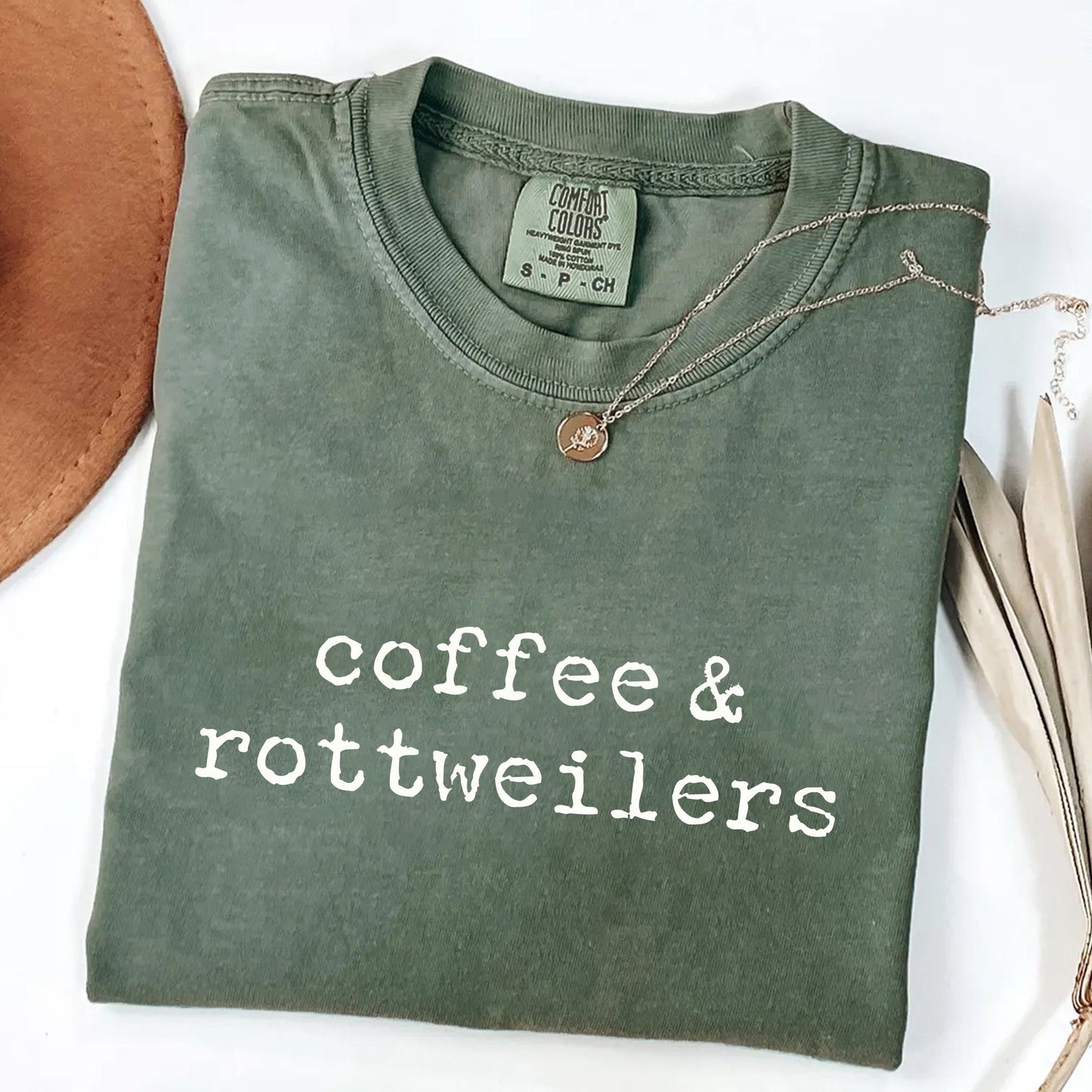 Coffee & Rottweilers T-Shirt