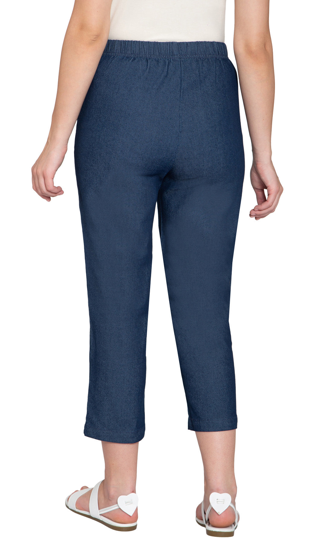 Women’s Lightweight Stretch Denim Capri Pants – Comfortable Everyday Fit