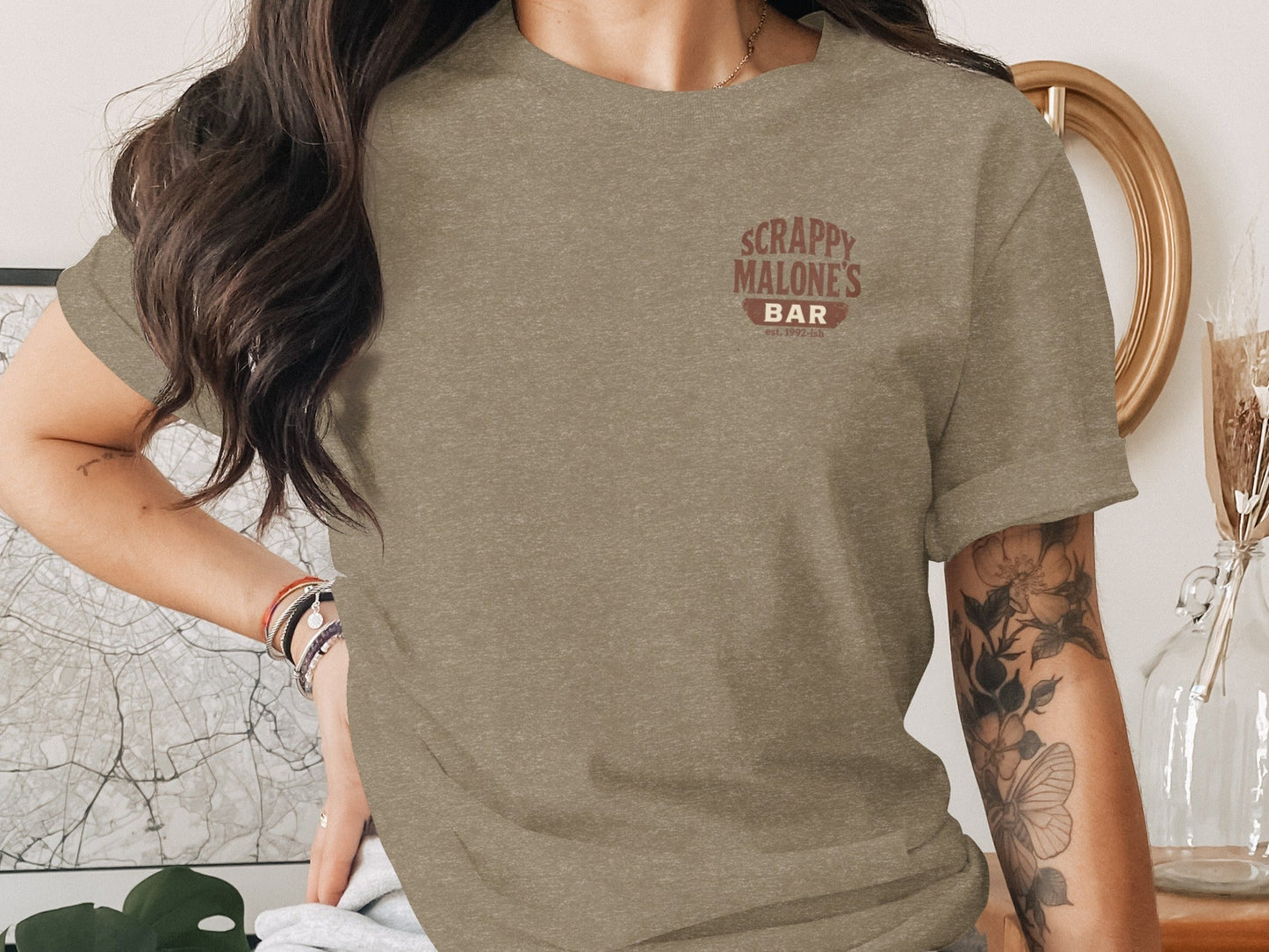 Scrappy Malone's 96 Hazard Survivor Tee - Vintage Bar Style