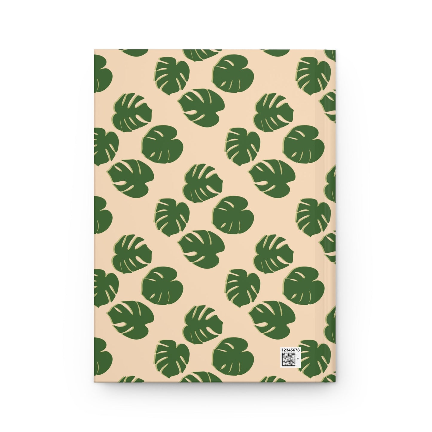 Monstera Pattern Hardcover Journal
