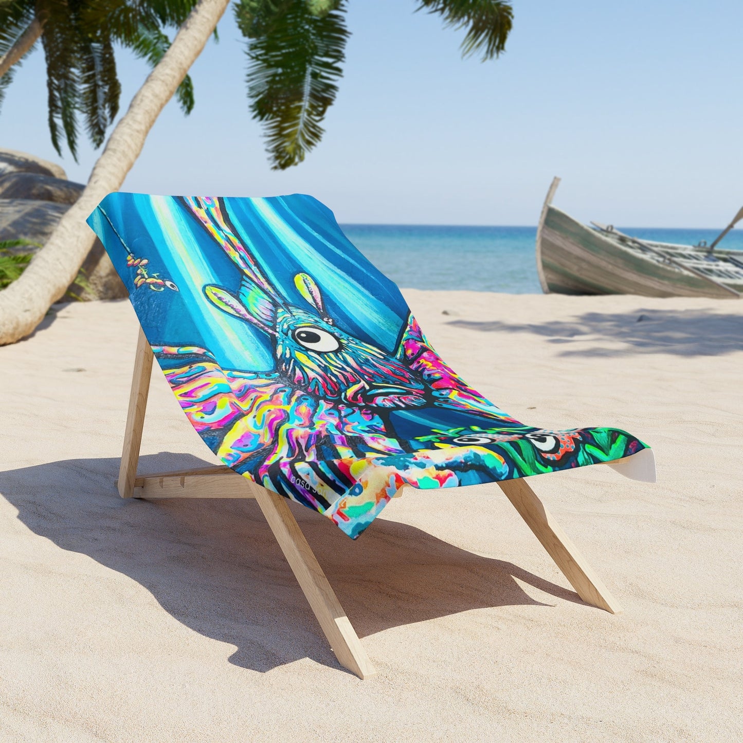 Cyclops Lionfish Beach Towel for Summer Fun and Vacation Essentials
