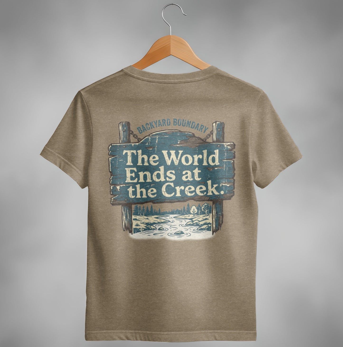 The Creek Boundary Rustic Horizon T-Shirt