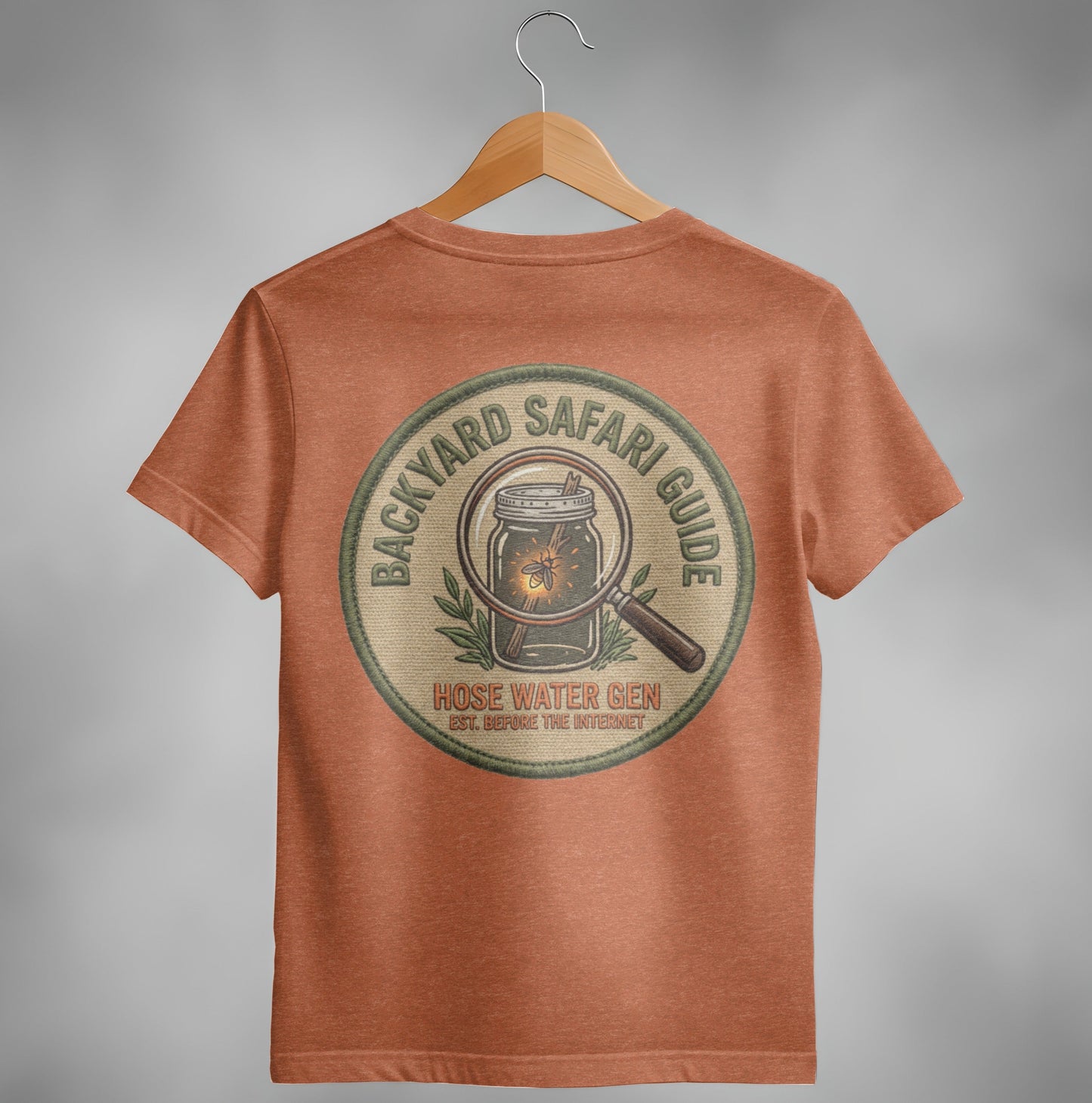 Backyard Safari Guide Vintage Patch T-Shirt