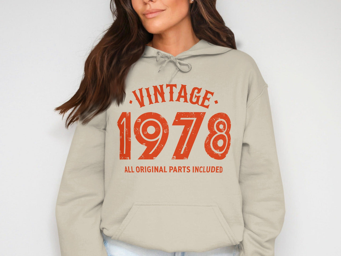 Vintage 1978 All Original Parts Included Design Hoodie