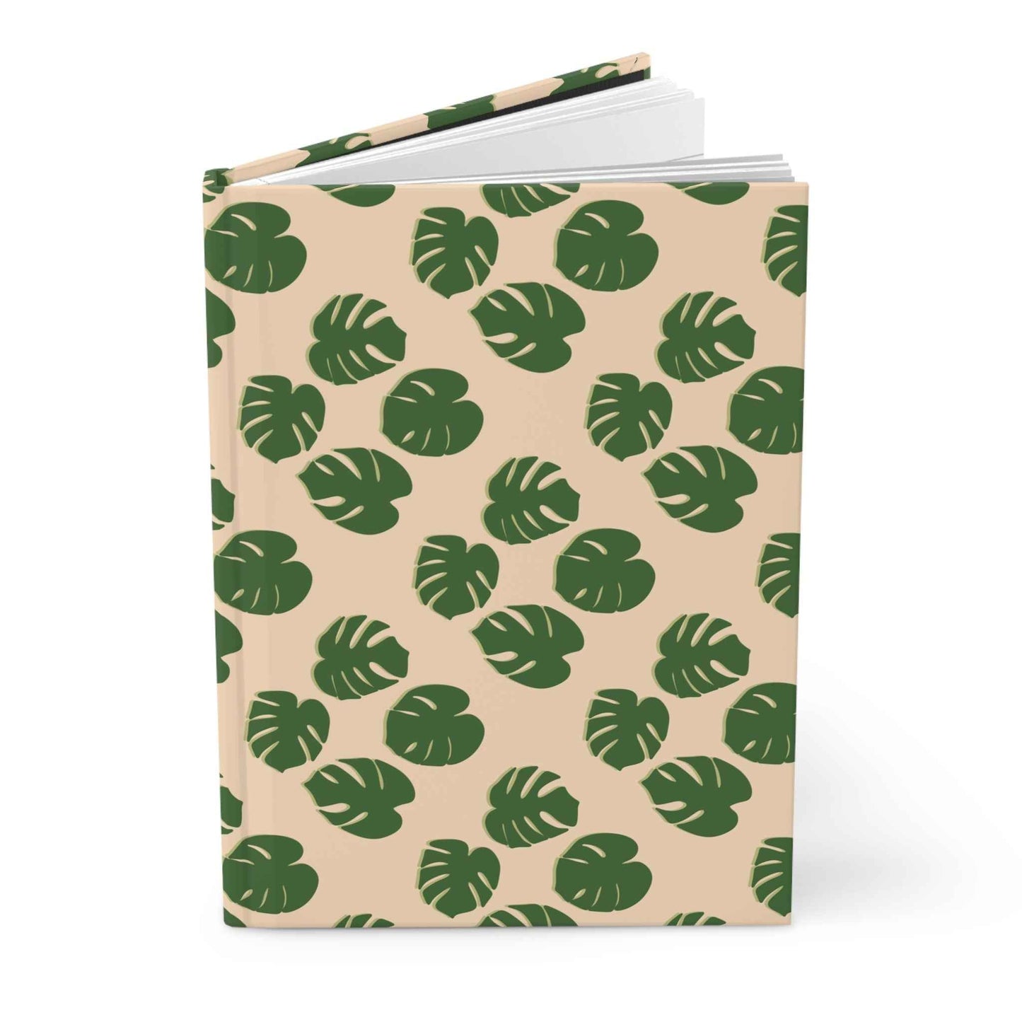 Monstera Pattern Hardcover Journal