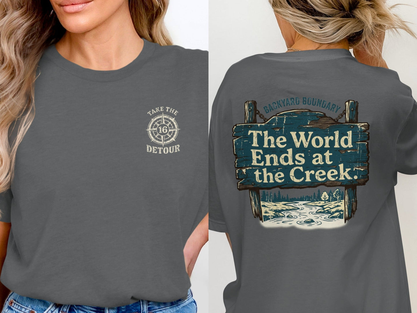 The Creek Boundary Rustic Horizon T-Shirt