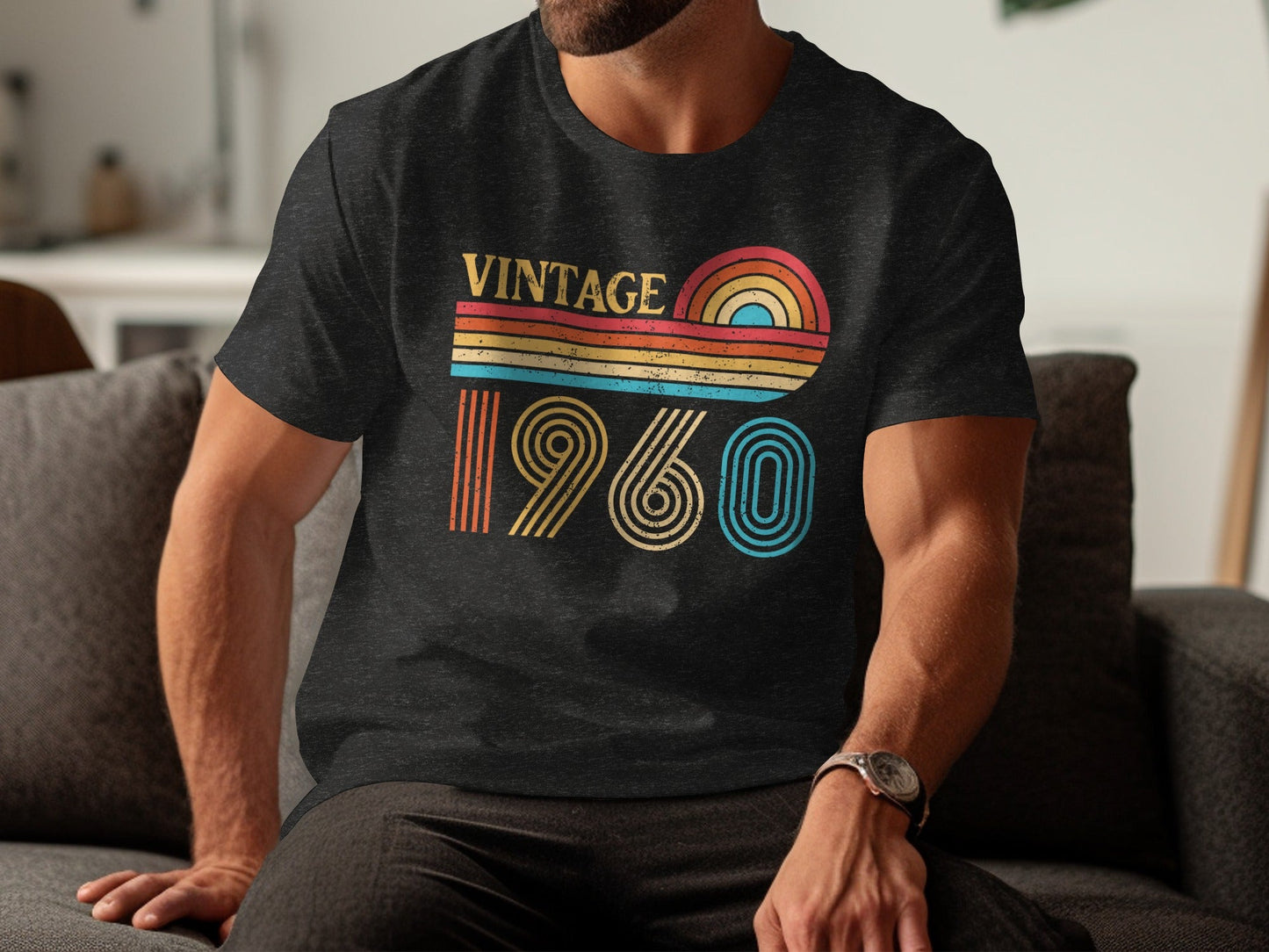 Retro Vintage 1960 Graphic Design Cool Style T-Shirt