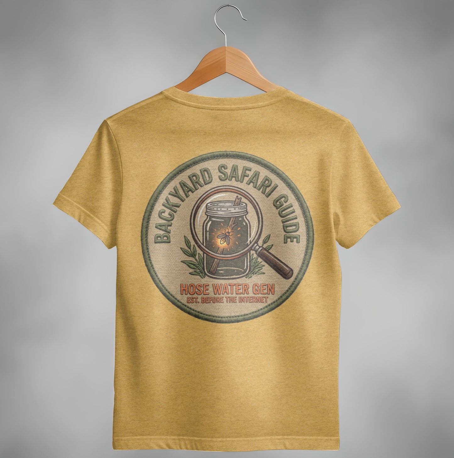 Backyard Safari Guide Vintage Patch T-Shirt
