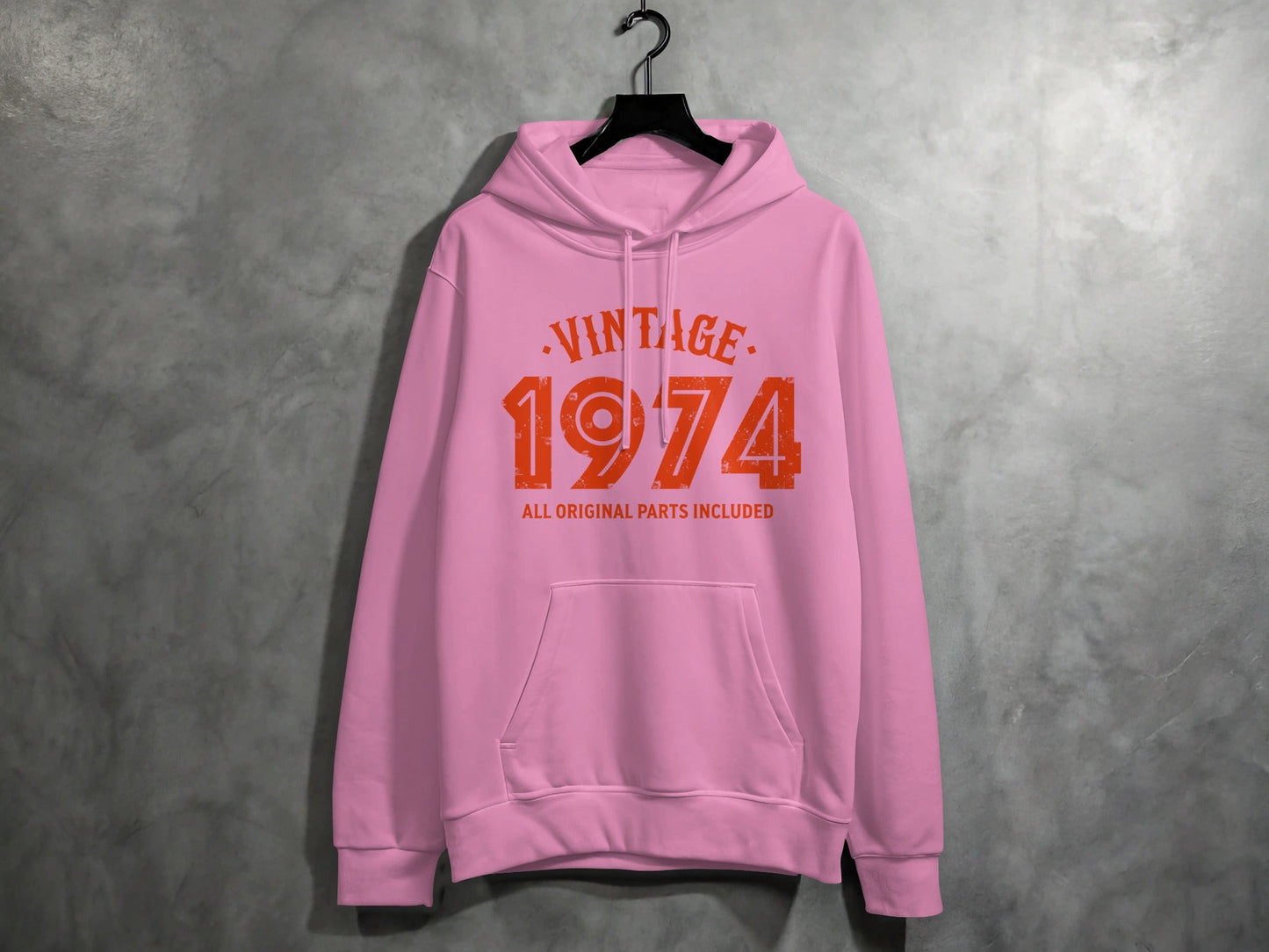 Vintage 1974 All Original Parts Included Design Hoodie