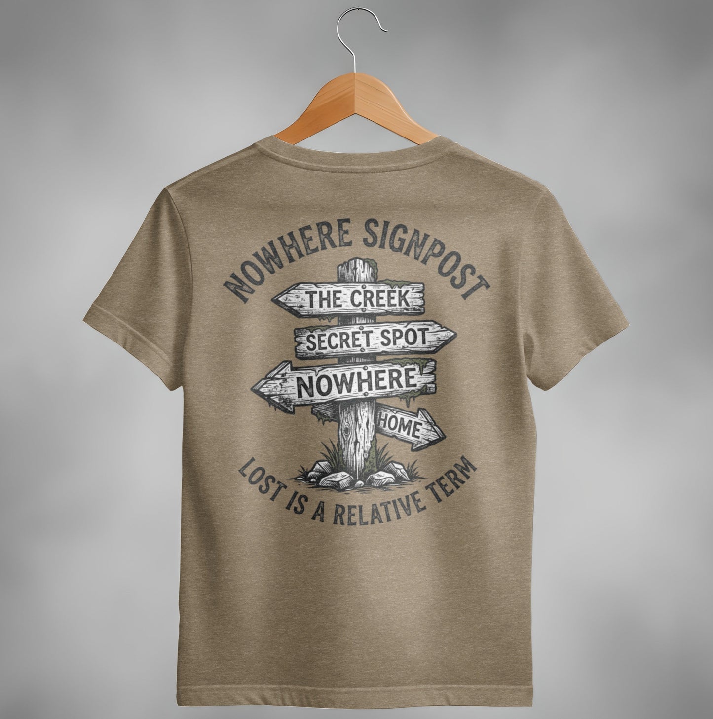 Nowhere Signpost: Wanderer's Path T-Shirt