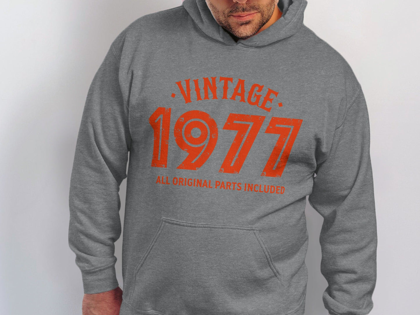 Vintage 1977 All Original Parts Included Design Hoodie