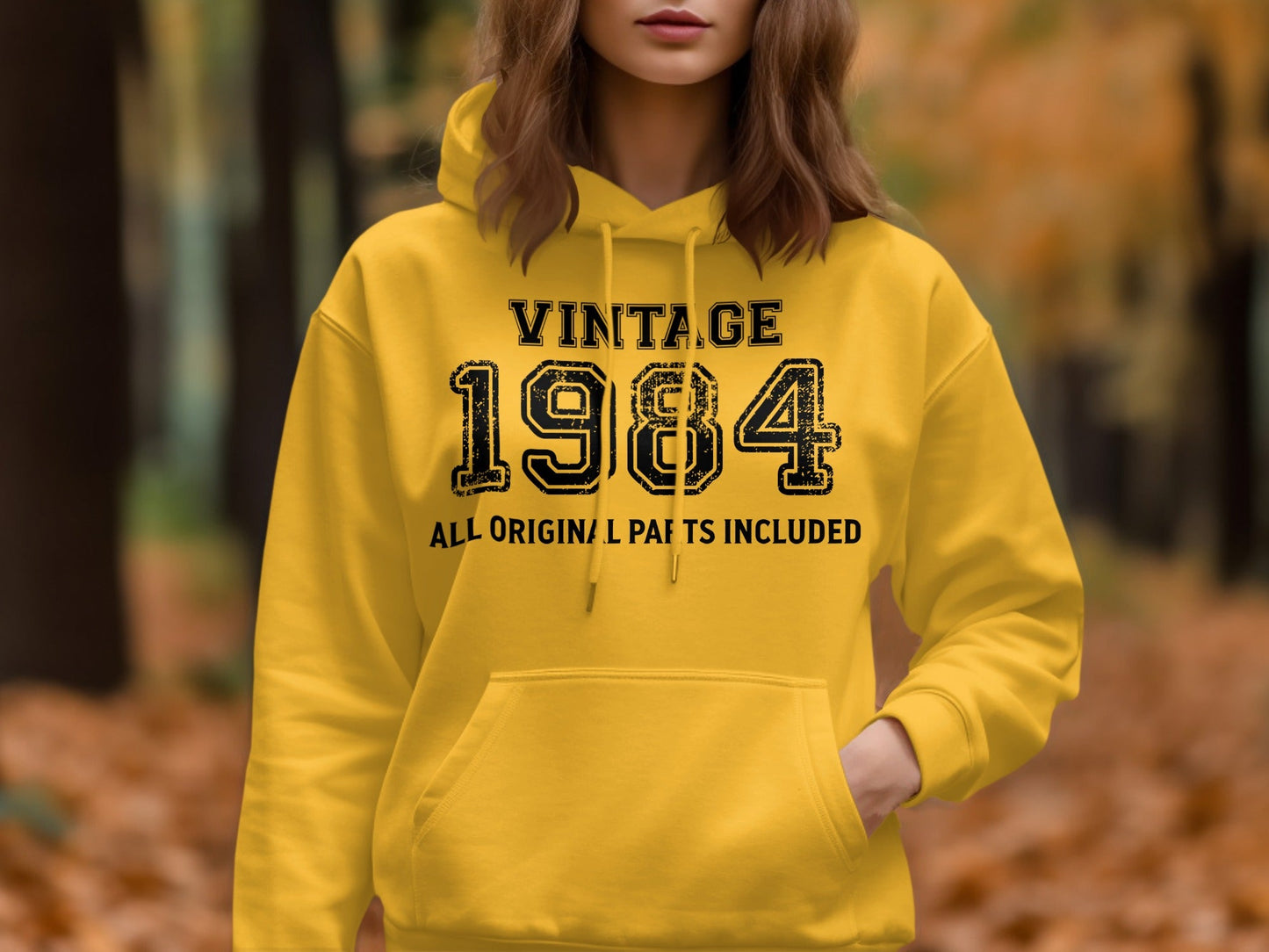 Vintage 1984 All Original Parts Included Design Hoodie
