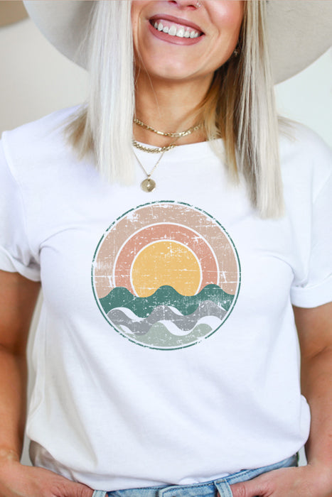 Sunset Ocean Tee Tee 5148