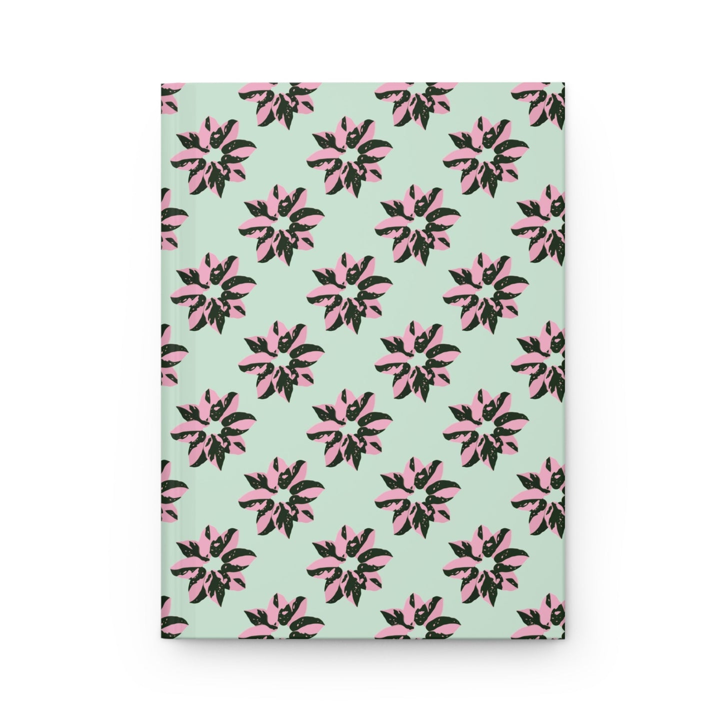 Pink Princess Philodendron Pattern Hardcover Journal