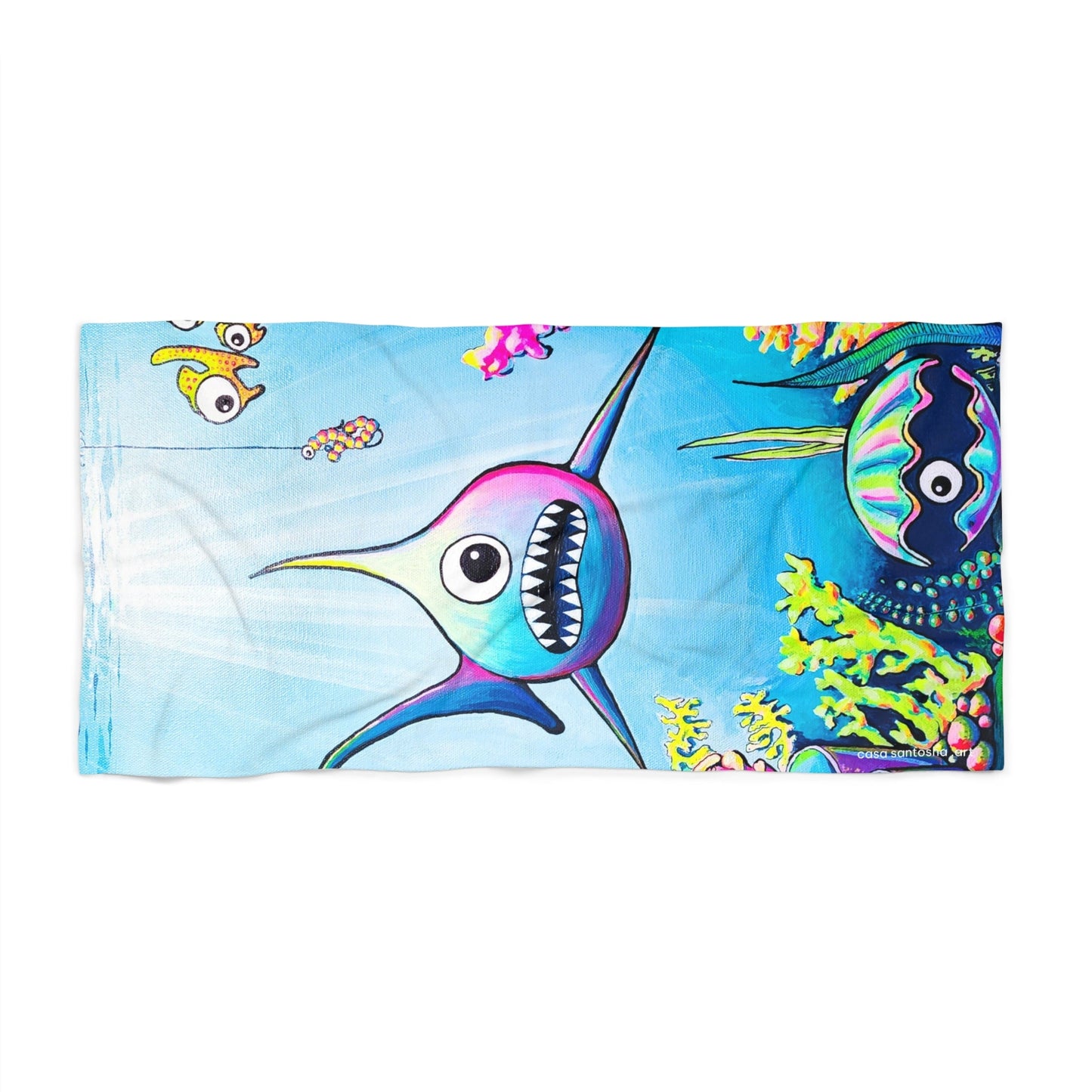 Cyclops Shark Beach Towel for Summer Fun and Vacation Essentials