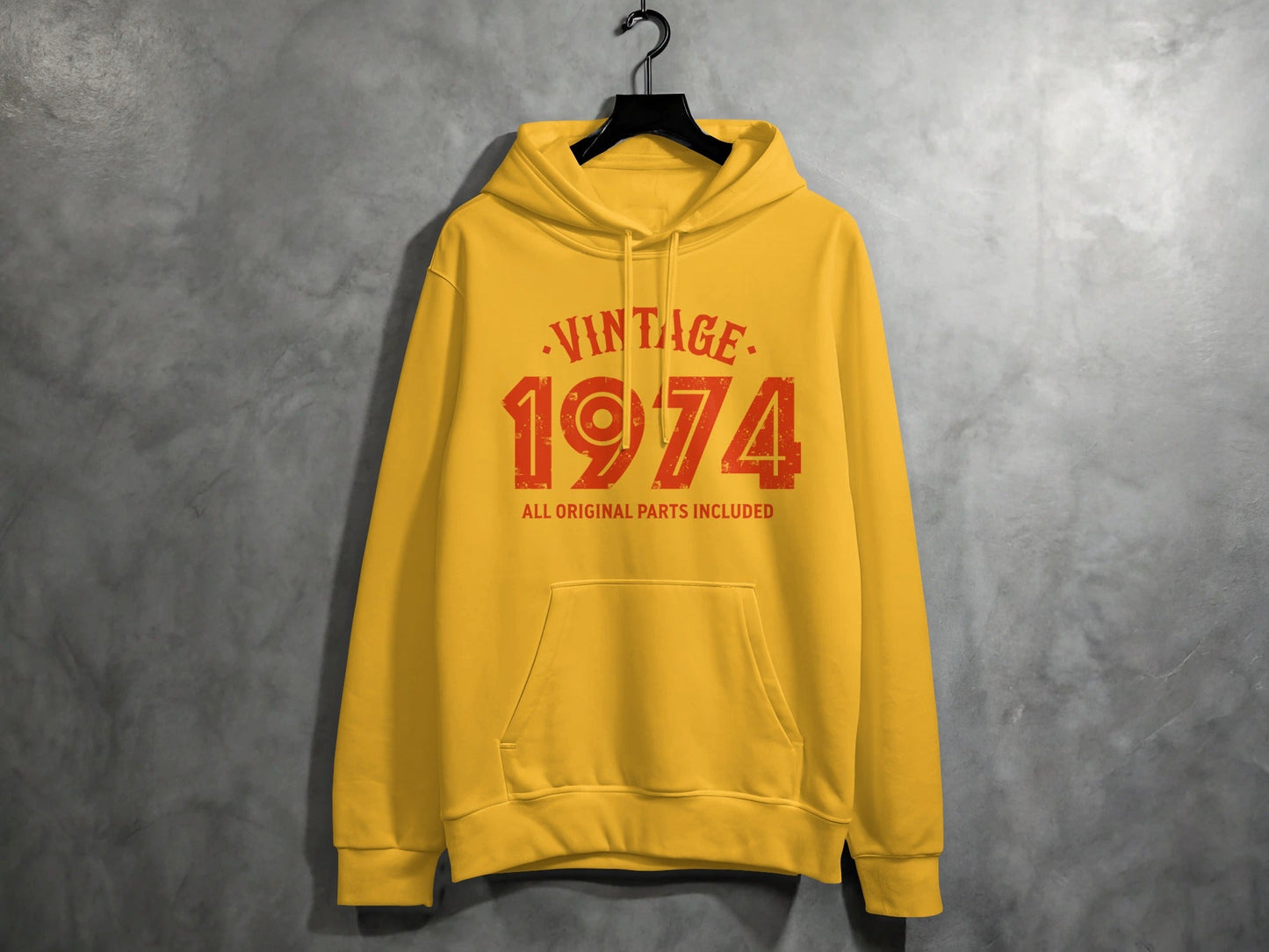 Vintage 1974 All Original Parts Included Design Hoodie