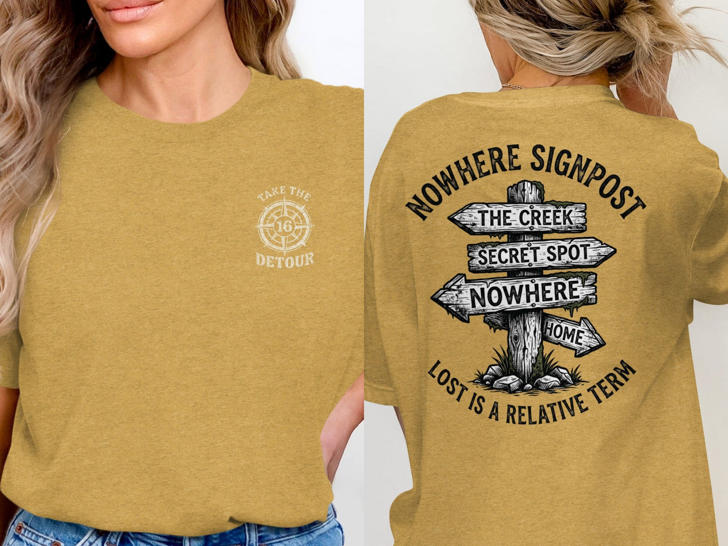 Nowhere Signpost: Wanderer's Path T-Shirt