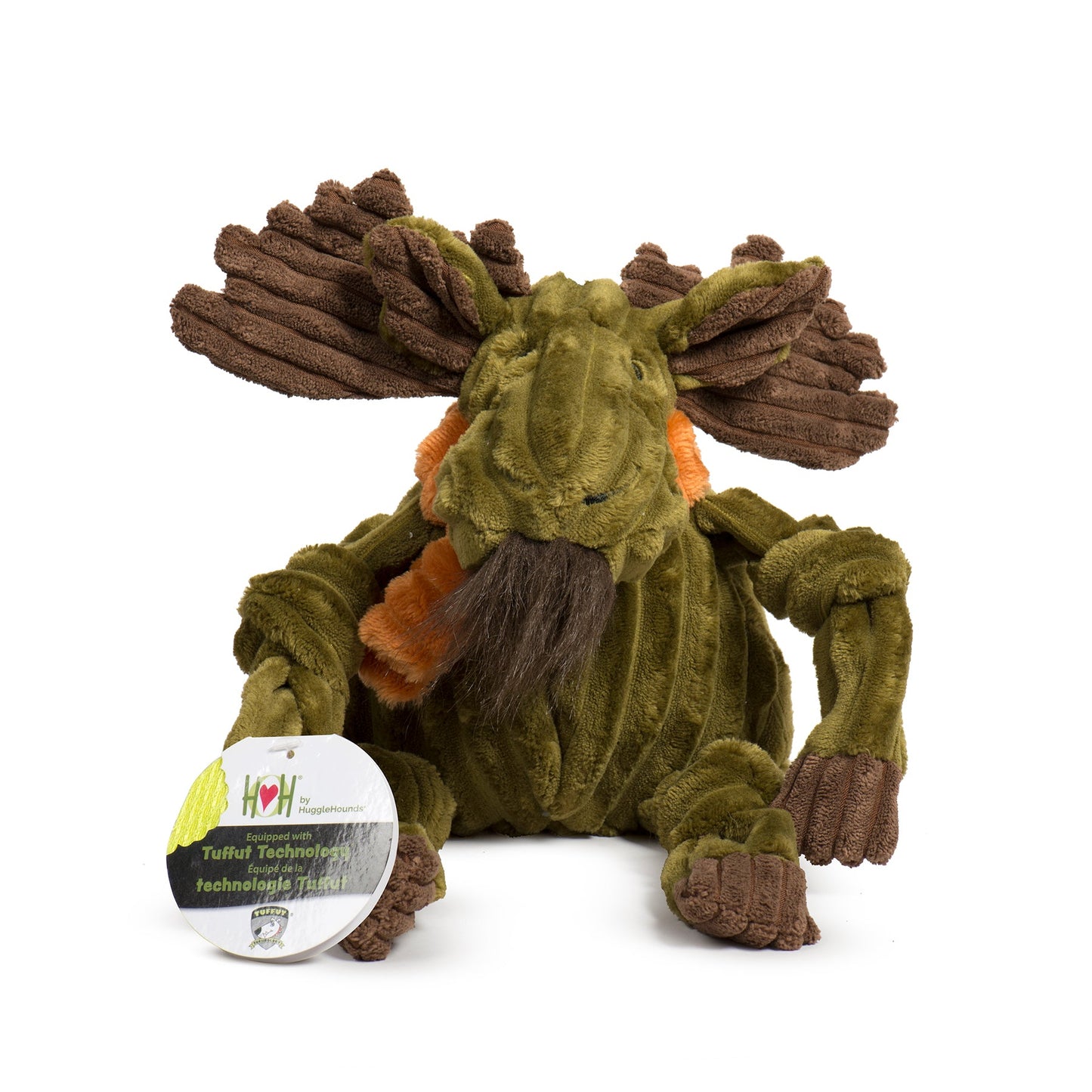 Milo Moose Plush Dog Toy Knottie®