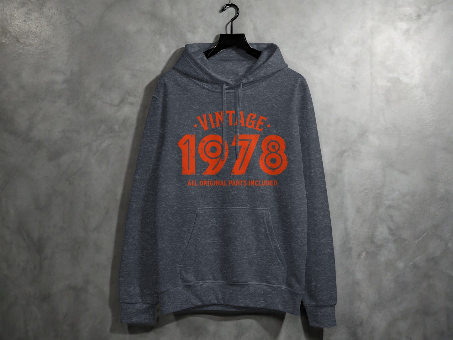Vintage 1978 All Original Parts Included Design Hoodie