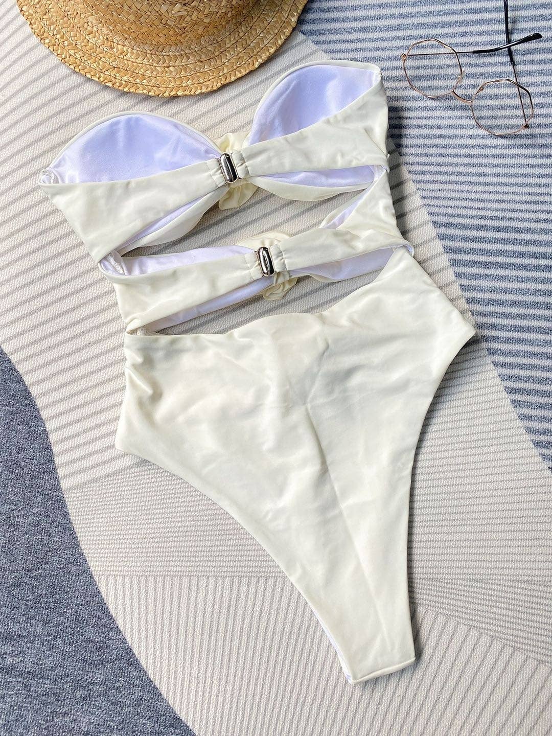 Cuteservative Pink Rose Swimsuit