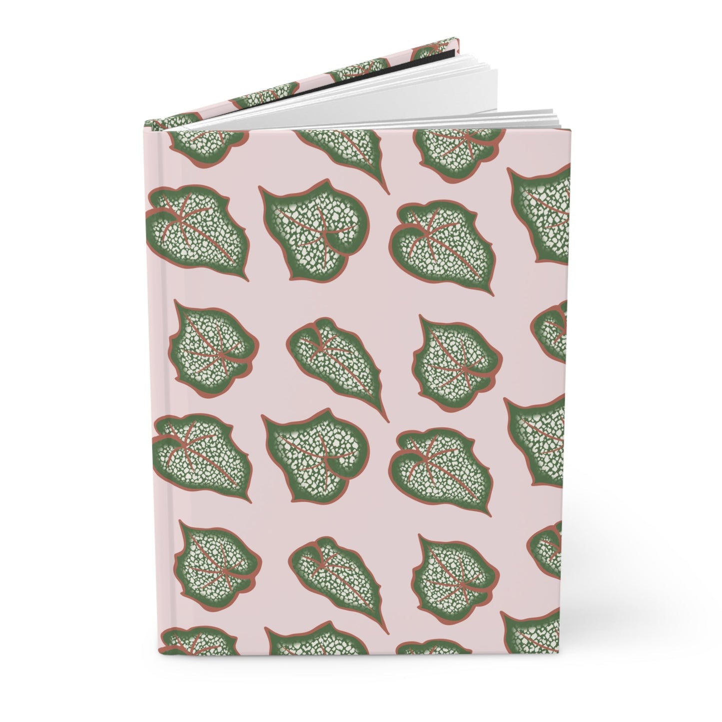 Begonia Pattern Hardcover Journal