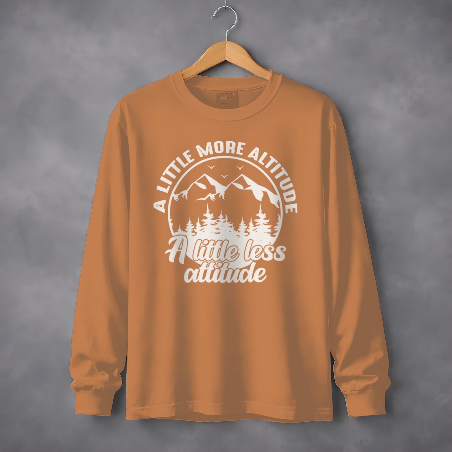 A Little More Altitude A Little Less Attitude Long Sleeve T-Shirt