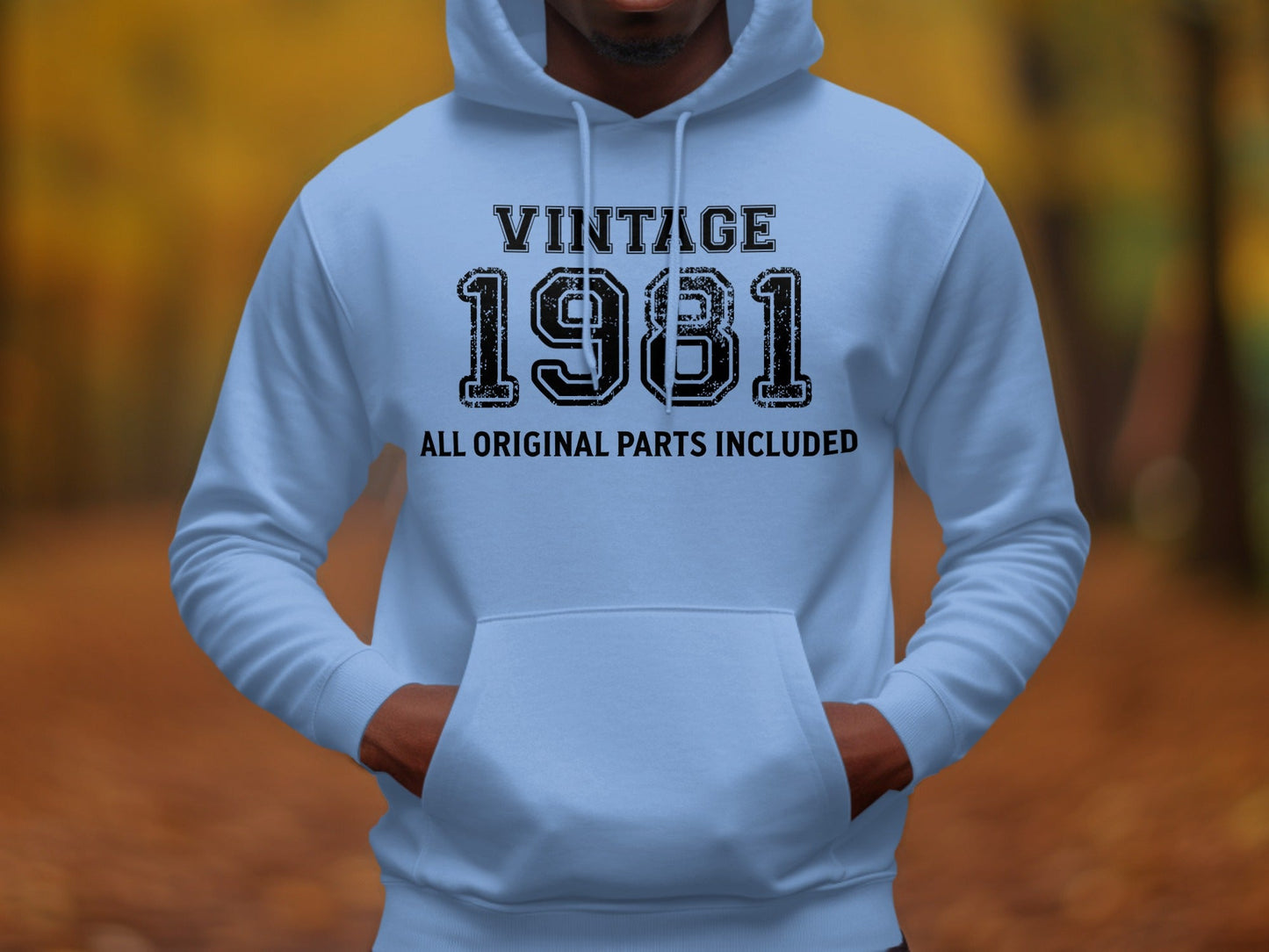 Vintage 1981 All Original Parts Included Birthday Hoodie