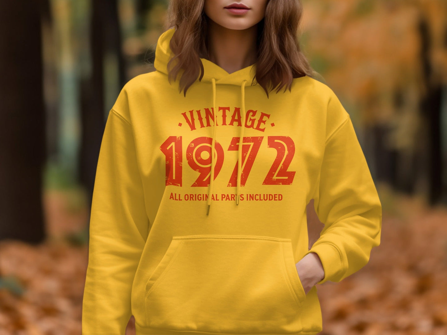 Vintage 1972 All Original Parts Included Graphic Hoodie