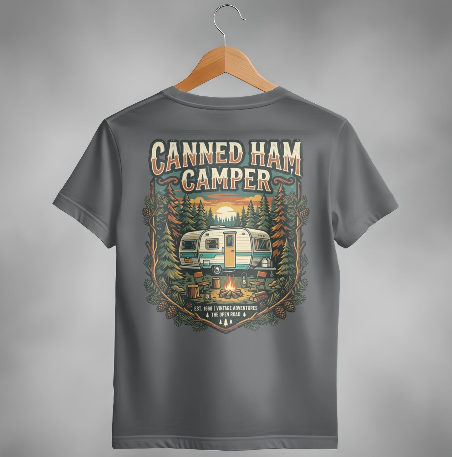 Vintage Canned Ham Camper Graphic Tee
