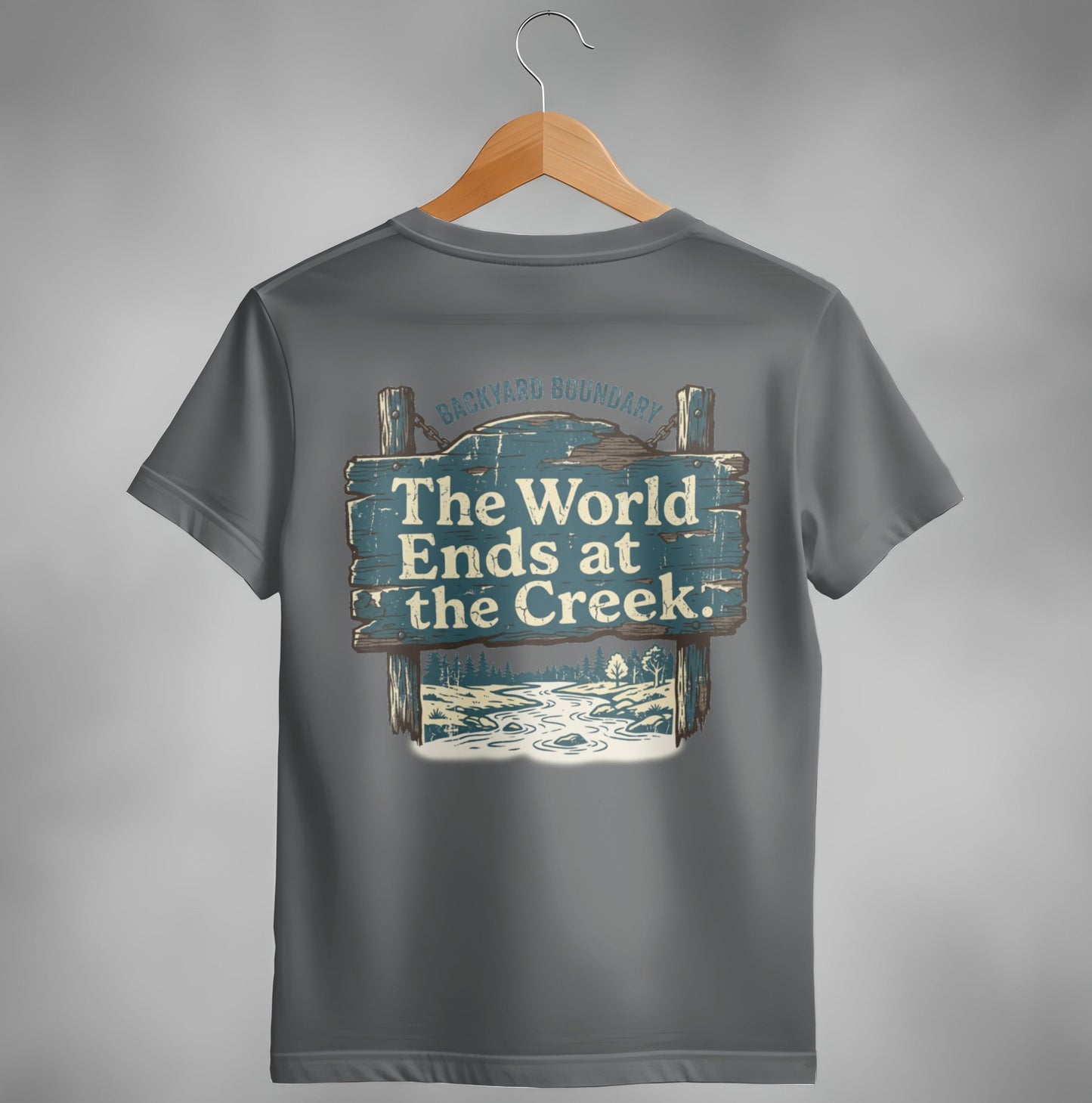 The Creek Boundary Rustic Horizon T-Shirt