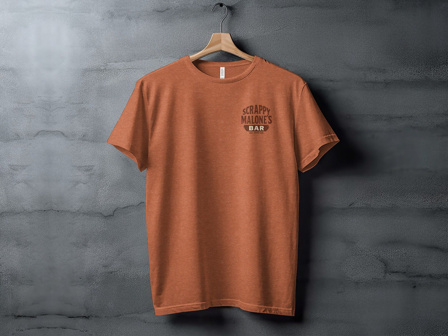 Scrappy Malone's 96 Hazard Survivor Tee - Vintage Bar Style