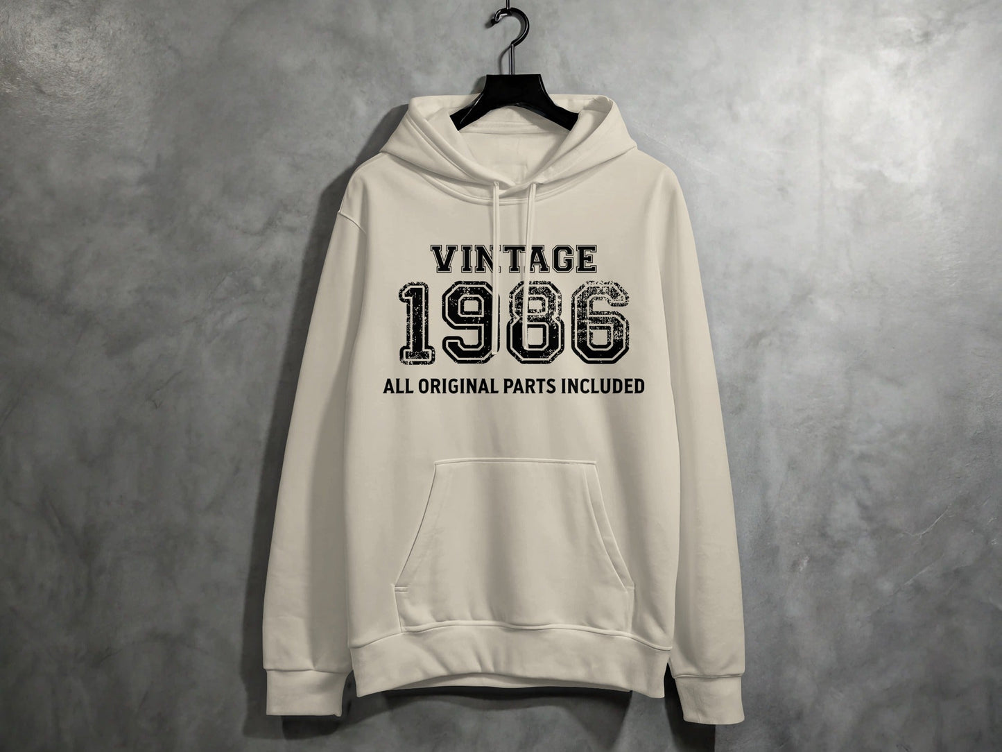 Vintage Style 1986 All Original Parts Included Hoodie