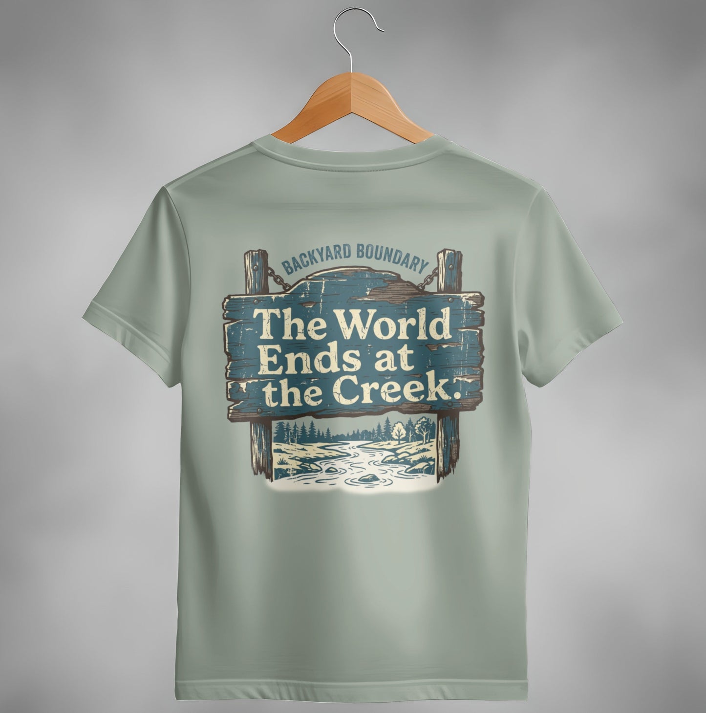The Creek Boundary Rustic Horizon T-Shirt