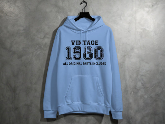 Vintage 1980 All Original Parts Included Graphic Hoodie