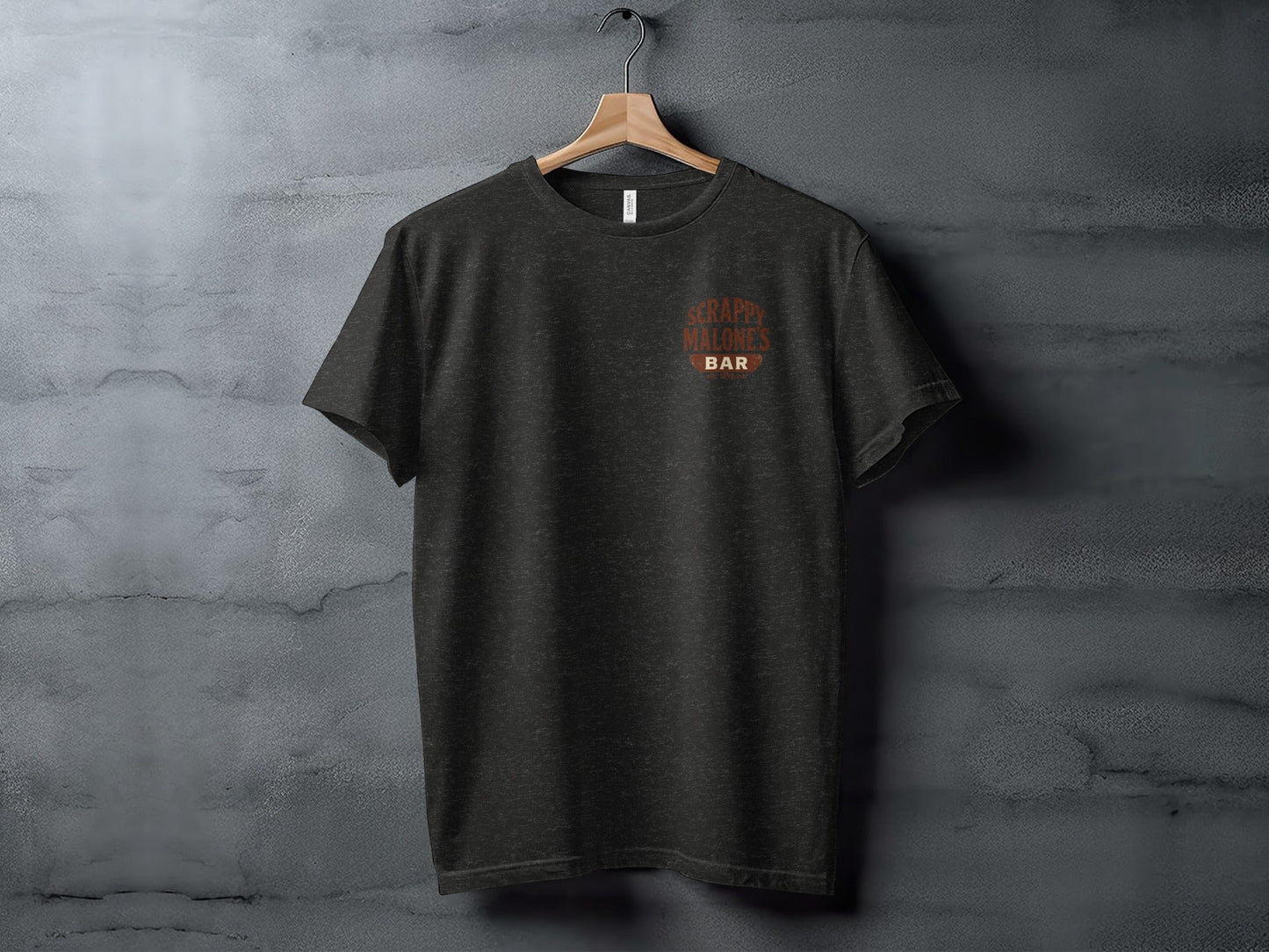 Scrappy Malone's 96 Hazard Survivor Tee - Vintage Bar Style
