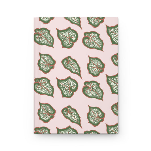 Begonia Pattern Hardcover Journal