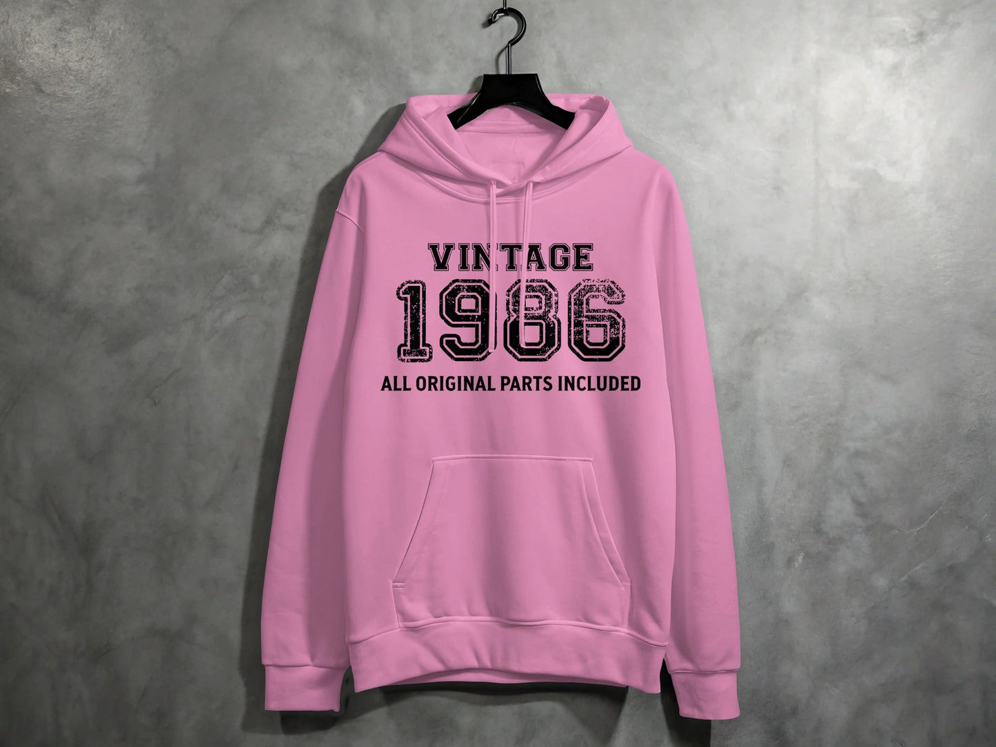 Vintage Style 1986 All Original Parts Included Hoodie