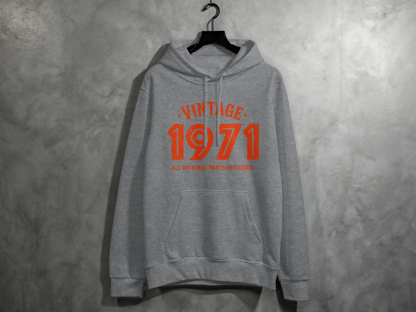 Vintage All Original Parts Included 1971 Birthday Hoodie
