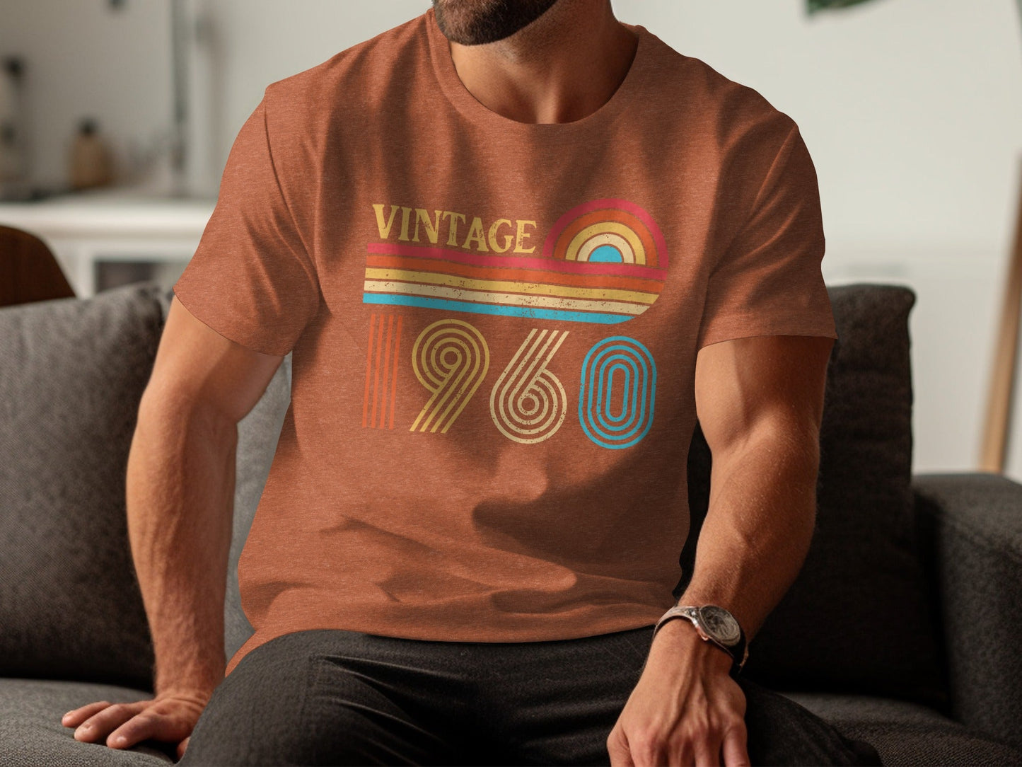 Retro Vintage 1960 Graphic Design Cool Style T-Shirt