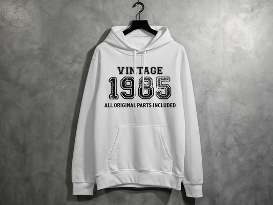 Vintage 1985 All Original Parts Included Graphic Hoodie