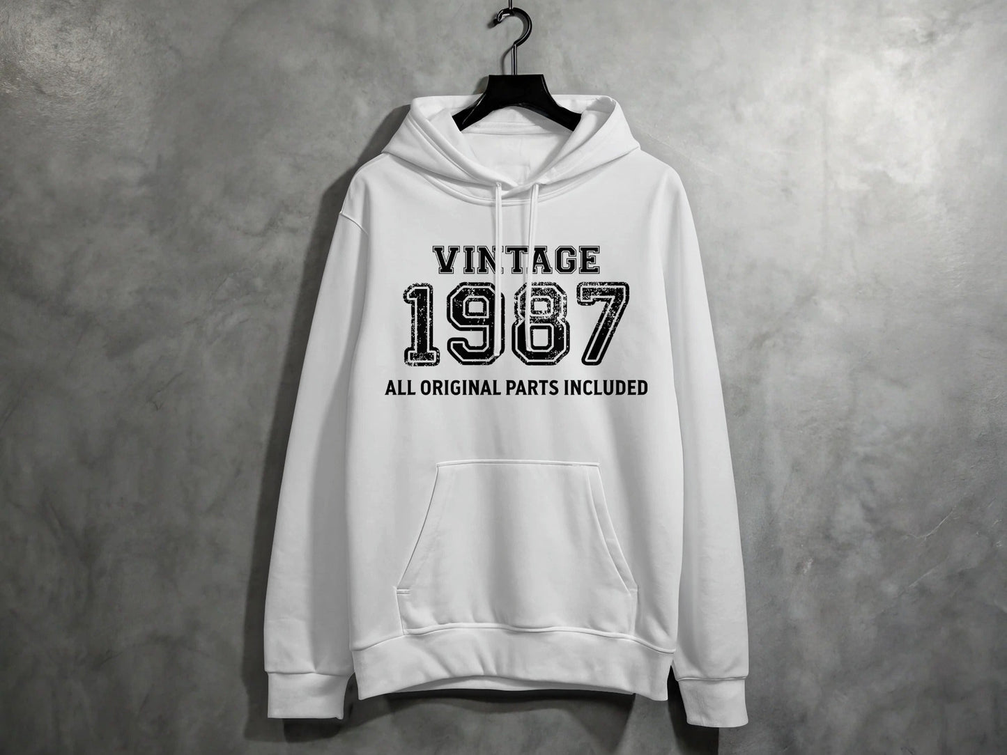 Vintage 1987 All Original Parts Included Design Hoodie