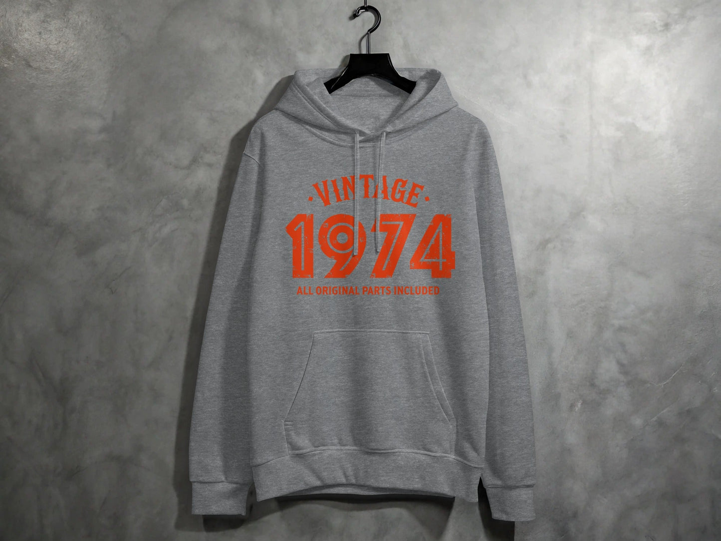Vintage 1974 All Original Parts Included Design Hoodie
