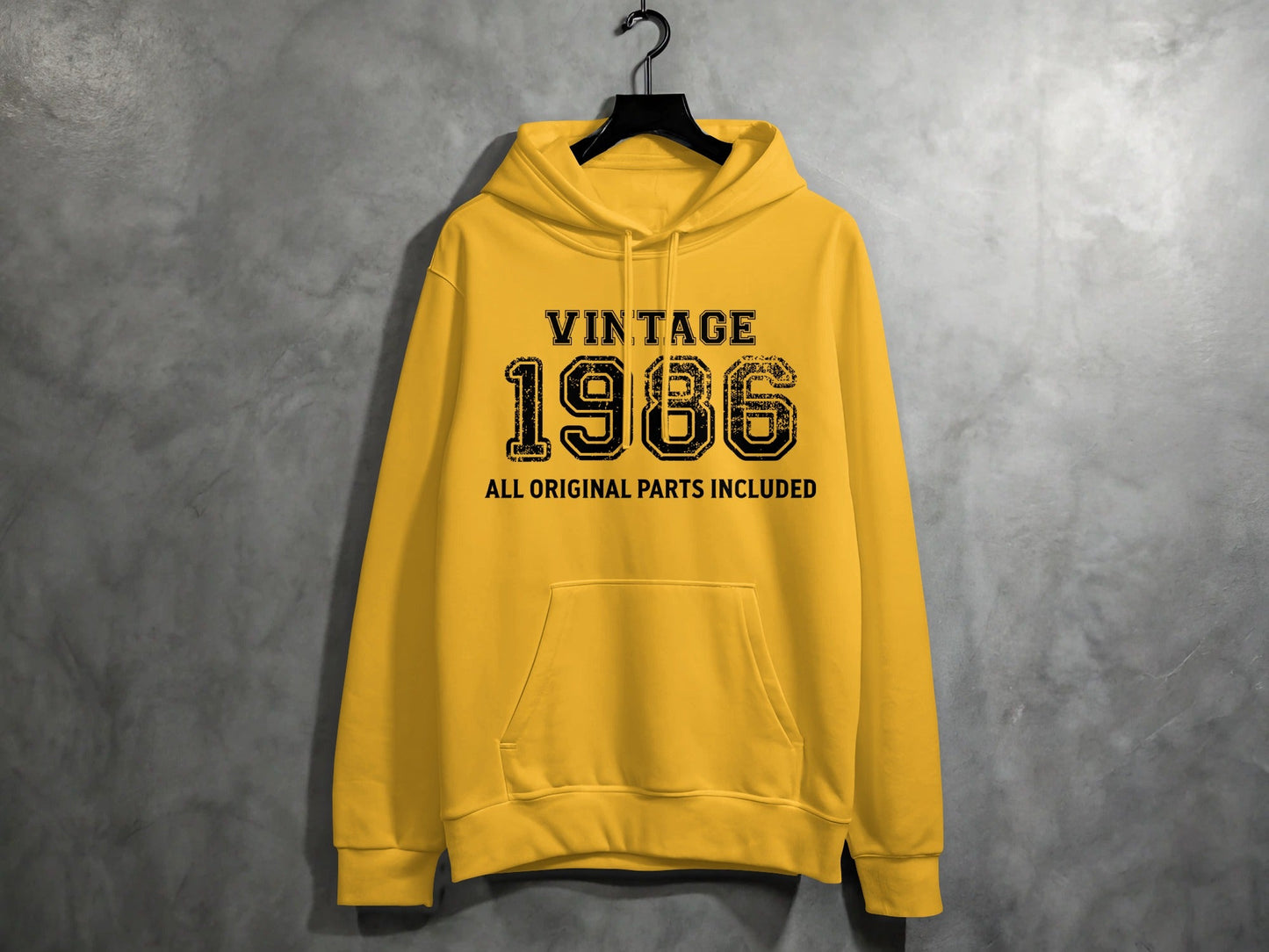 Vintage Style 1986 All Original Parts Included Hoodie