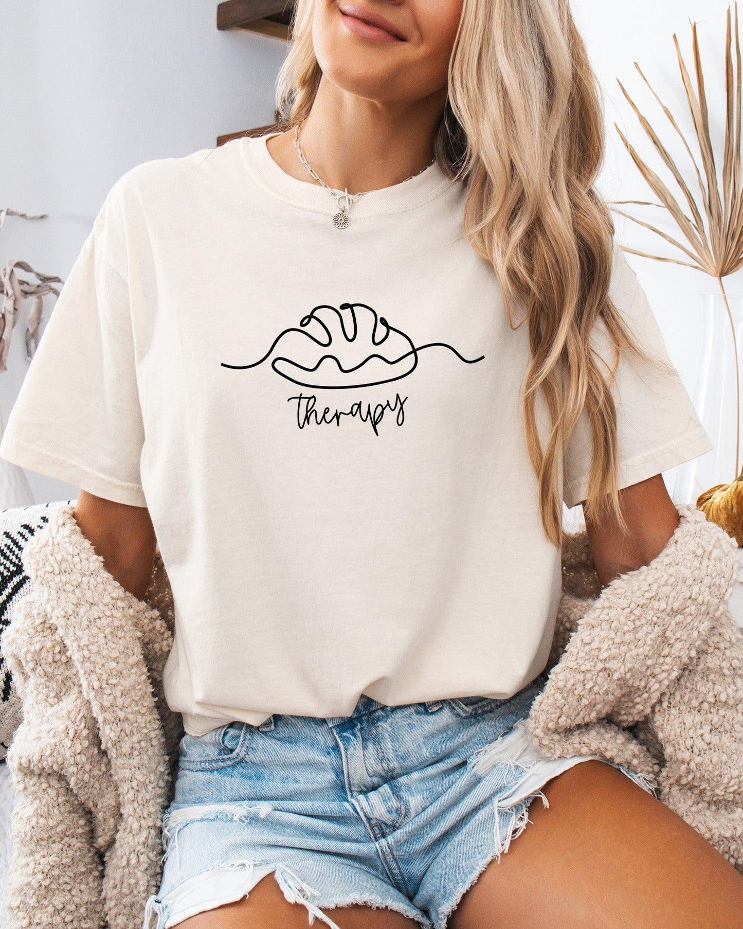 Bread Therapy Sourdough Comfort Colors Garment-Dyed T-Shirt – Home Baker Graphic Tee