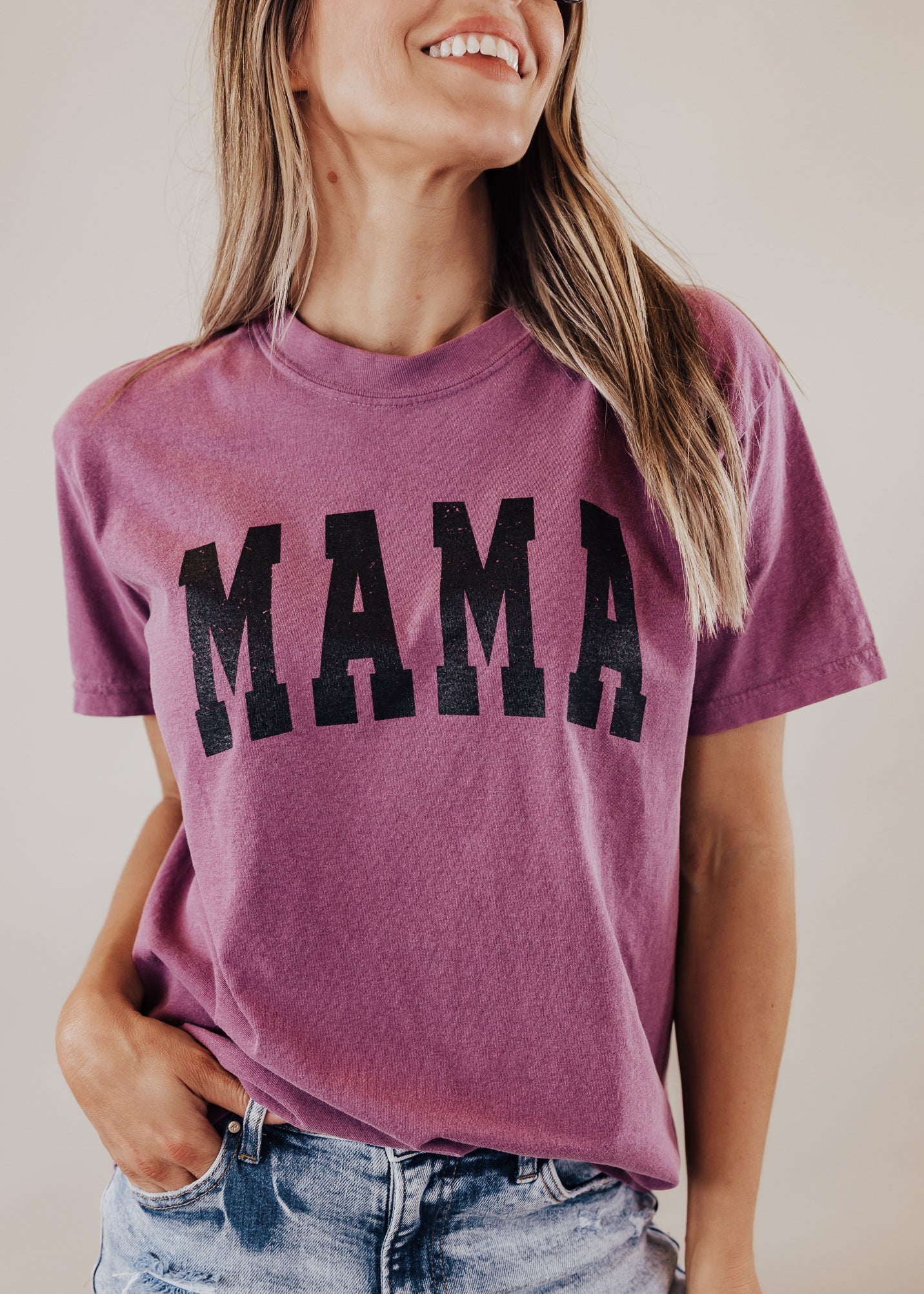 MAMA Tee *Berry (S-3X)