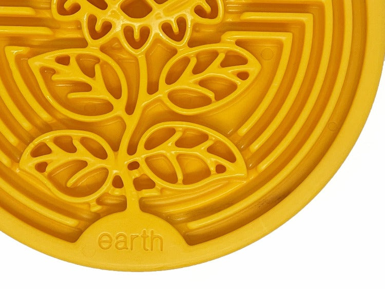 Earth eCoin Nylon Lick Mat for Dogs | USA Made Enrichment Toy | SodaPup