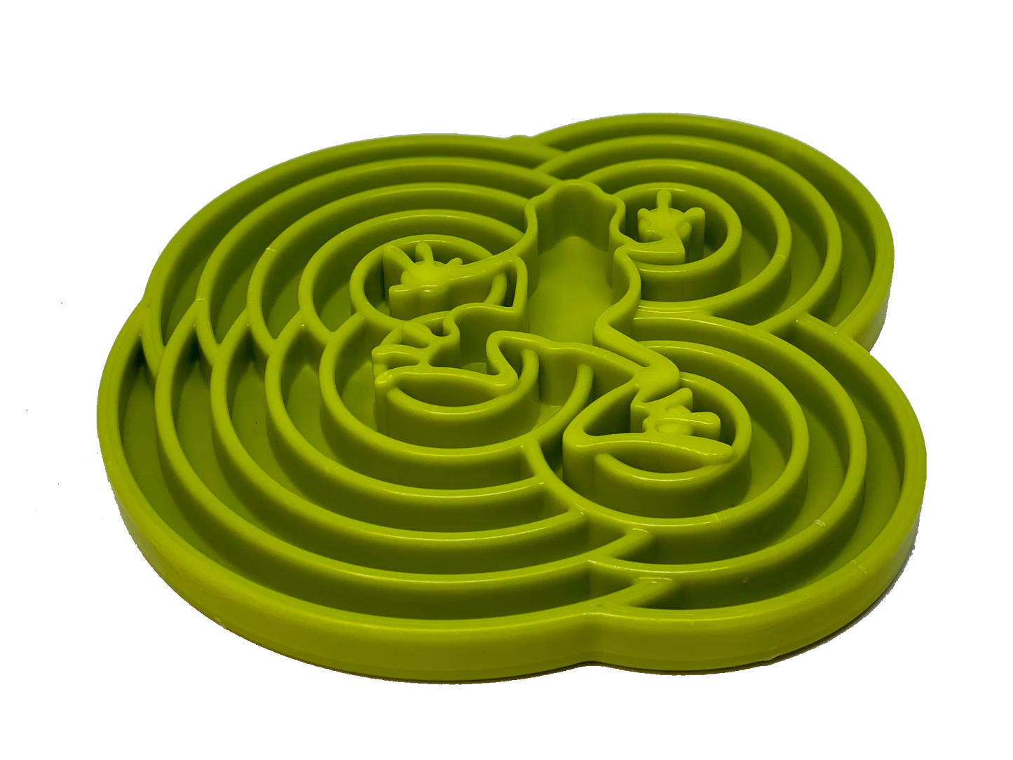 Water Frog eTray - Shallow Slow Feeder Dog Bowl for Enrichment | USA Made