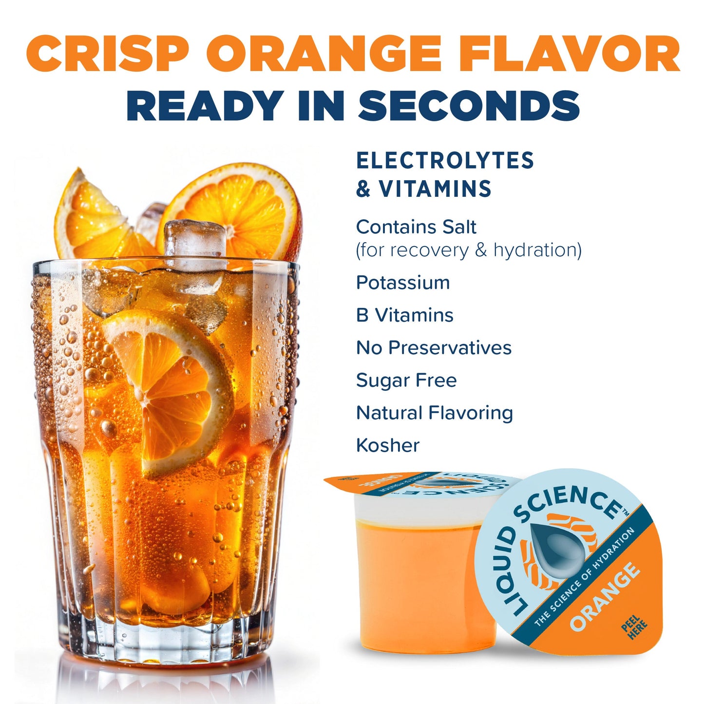 Liquid Science Orange Hydration Pods